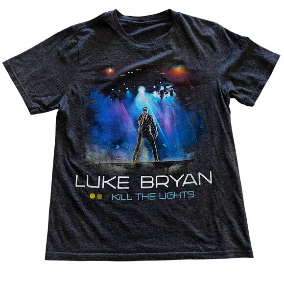 Luke Bryan Adult MD Kill The Lights Concert T-shirt - Picture 1 of 3